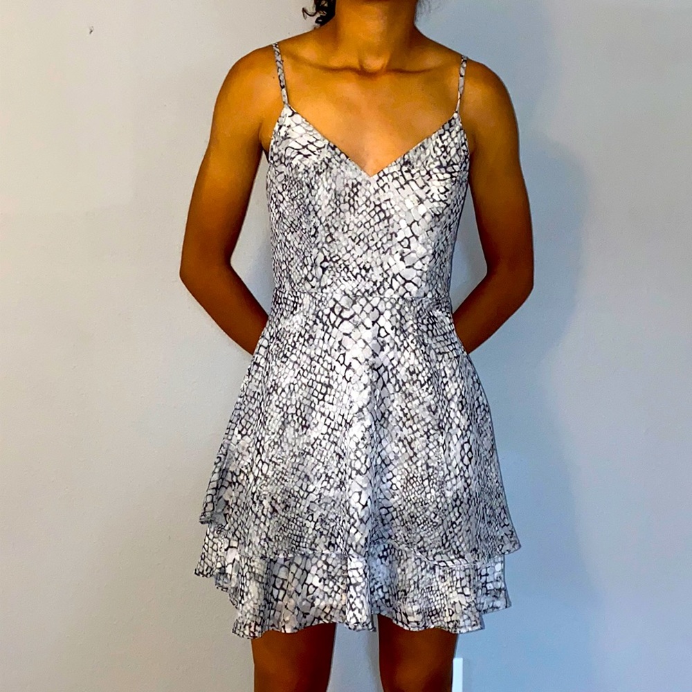 EUC B.Darlin snake print dress.